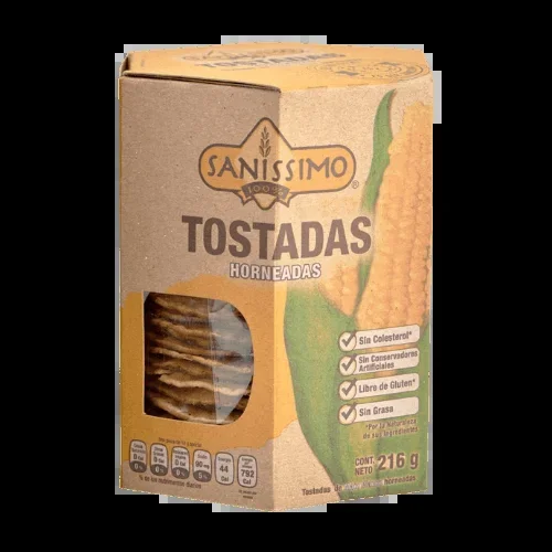 Mais Tostadas horneadas natur glutenfrei von Sanissimo 216g – (MHD 25-SEP-2025)