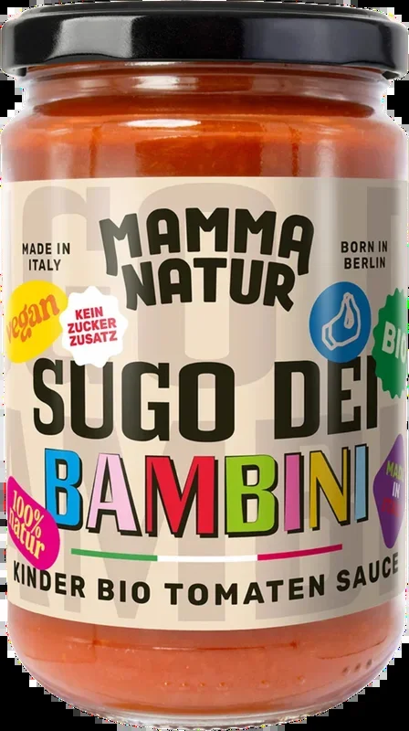 MAMMA NATUR Sugo dei Bambini – Bio Tomatensauce