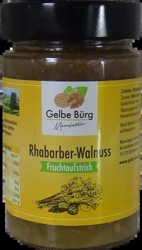 Manufaktur Gelbe Bürg rhubarb and walnut spread