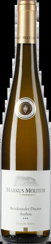 Markus Molitor: Riesling Bernkasteler Doctor Auslese *** Goldene Kapsel (Versteigerungswein) 2018