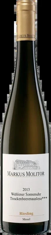 Markus Molitor: Riesling Wehlener Sonnenuhr Trockenbeerenauslese *** Goldene Kapsel 2013
