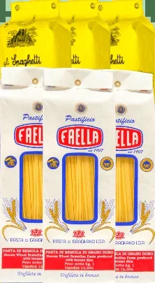 Martelli Kultpasta Set 3x Faella Spaghettoni 1kg + 3x Spaghetti 1kg