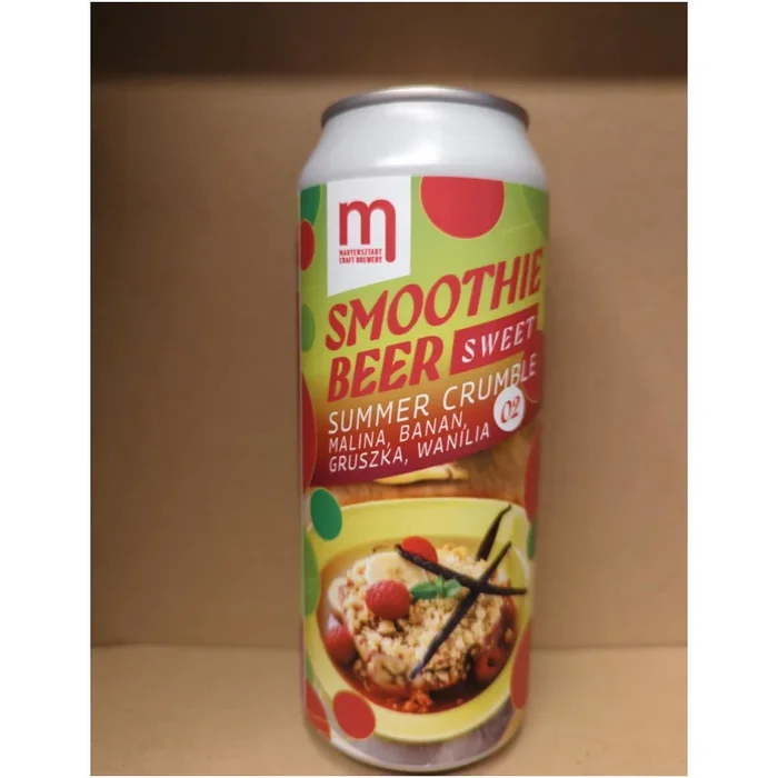 MARYENSZTADT SMOOTHIE BEER SUMMER CRUMBLE pastry Sour Malina, Banan, Gruszka Wanilia