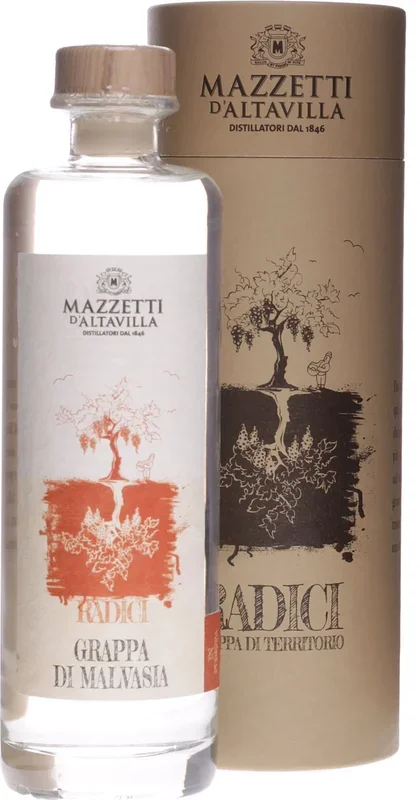 Mazzetti d’Altavilla Grappa di Malvasia 0,5 Liter 43 % Vol.