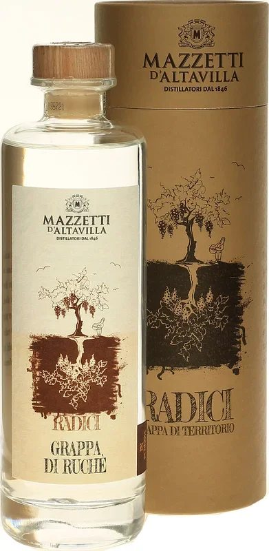 Mazzetti d’Altavilla Grappa Ruch� in Geschenkpackung 0,5 Liter 43 % Vol.