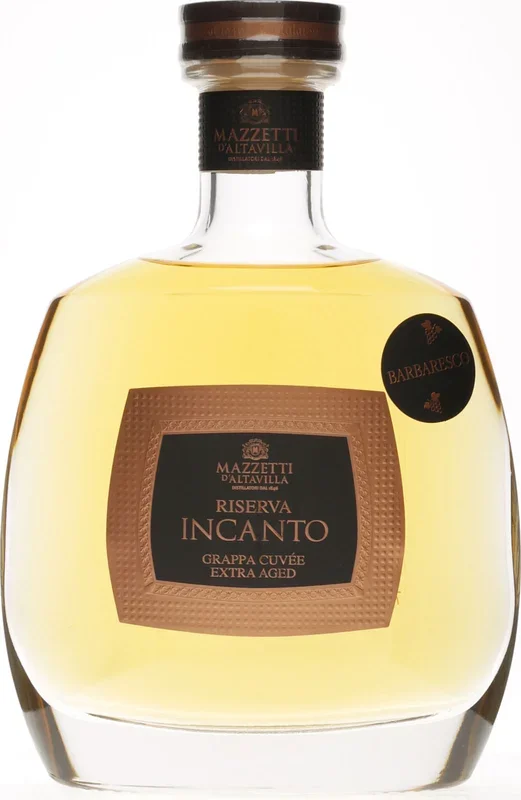 Mazzetti dAltavilla Incanto – Grappa di Nebbiolo da Barbaresco Invecchiata 0,7l 40%