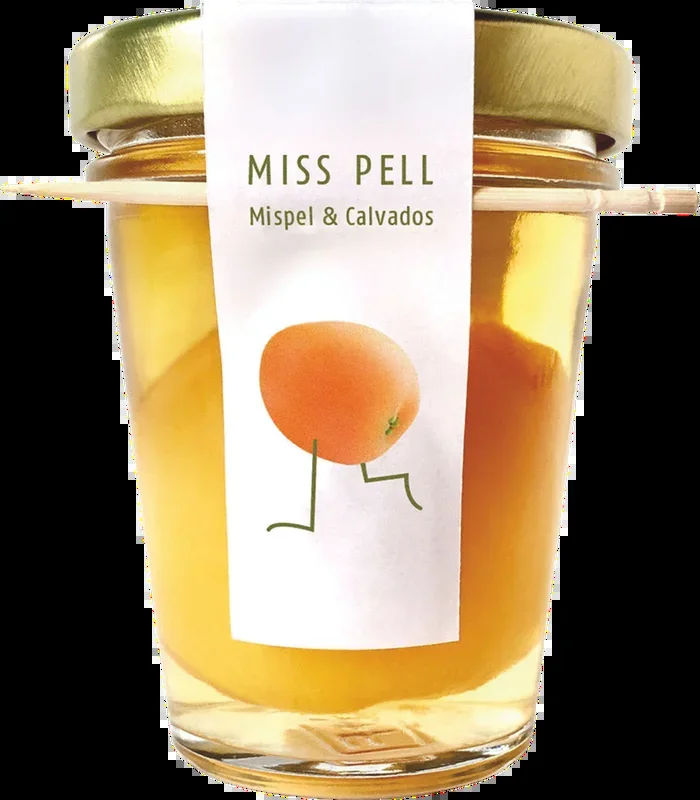 Medlar – pickled medlar in Calvados