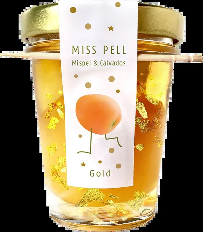 Mispelchen Gold – eingelegte Mispel in Calvadoslikör