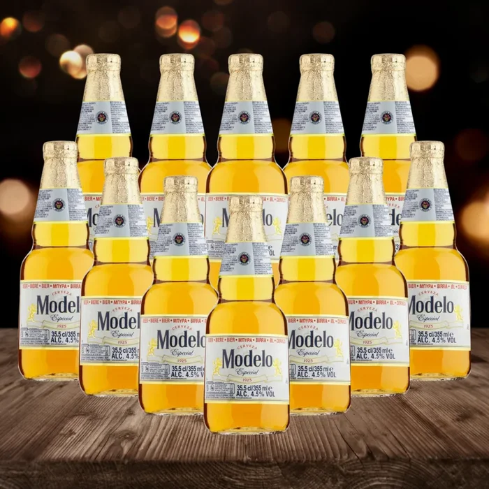 Modelo Especial Mexican Lager 355ml Bottles (Multipack) – 4.5% ABV
