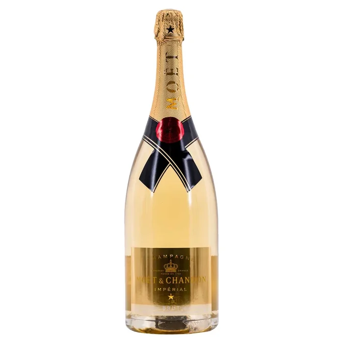 Moët & Chandon Impérial Light Up Jéroboam 3L in Holzkiste