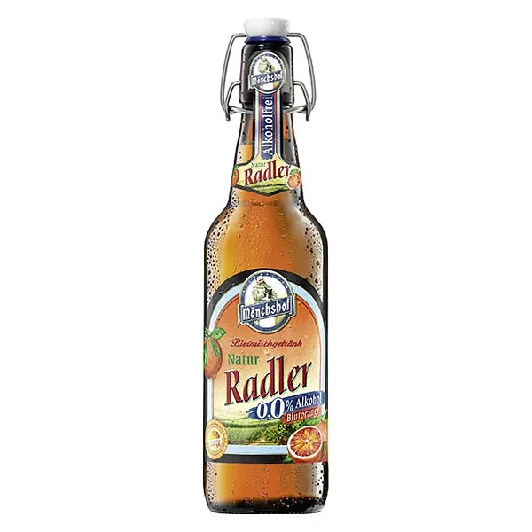 Mönchshof Natur Radler Blutorange Alkoholfrei Bügelverschluss 20×0,50L