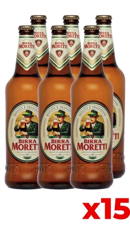 Moretti 66cl – Cassa da 15 bott.