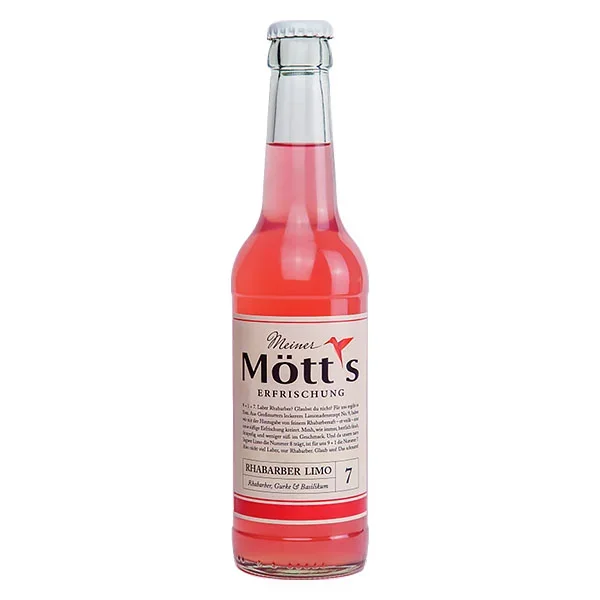 Mött’s No.7 Limonade Rhabarber-Gurke-Basilikum 24×0,33L