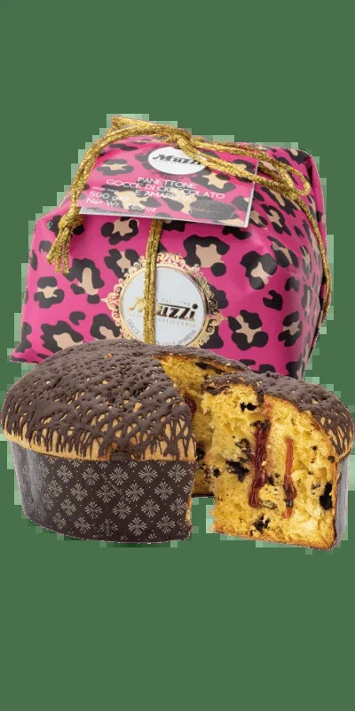 Muzzi Panettone Gocce di Cioccolato e Amarena 500g