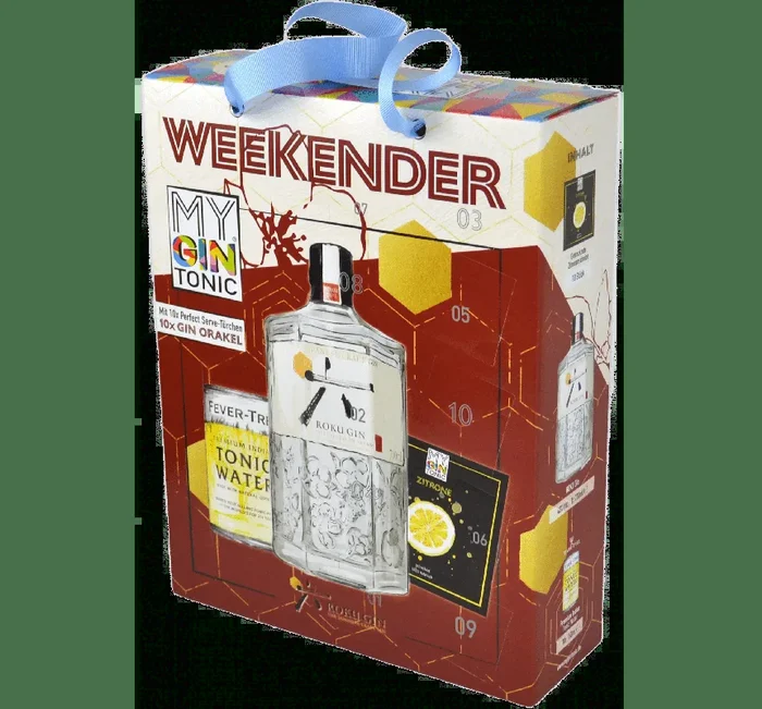MyGinTonic WEEKENDER Box Roku (1x Roku Gin + 10x Fever Tree Indian Tonic Water)
