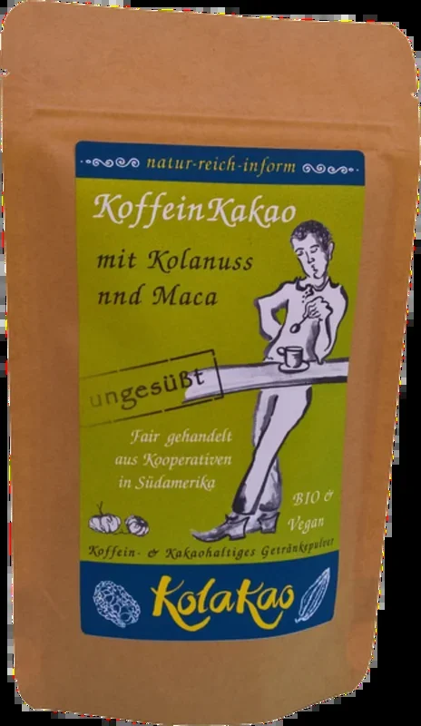 natur-reich-inform Bio KoffeinKakao mit Kolanuss und Maca ungesüßt