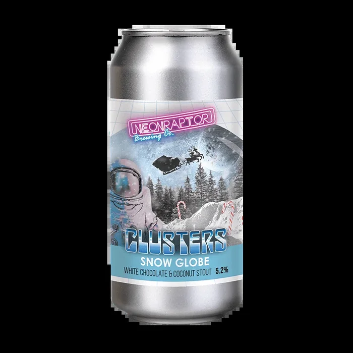 Neon Raptor Brewing Co. Clusters Snowglobe White Chocolate & Coconut Stout Stout