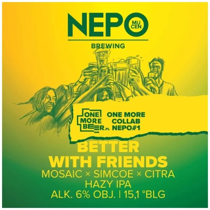 NEPO#1 Collab OMB Better With Friends Hazy IPA