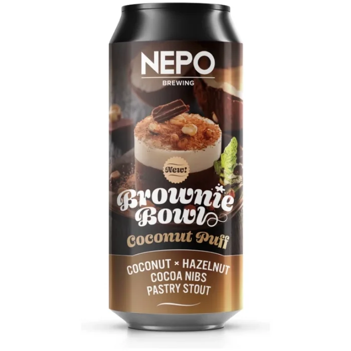 NEPO BROWNIE BOWL – COCONUT PUFF – Pastry Stout Coconut Hazelnut Cocoa Nibs