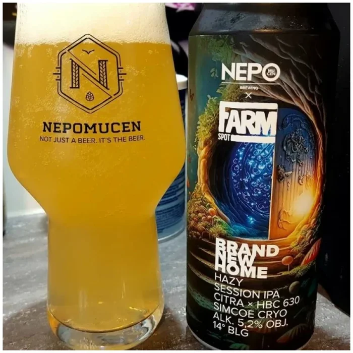 Nepomucen Farm Brandneues Zuhause Hazy Session IPA 5,2% 0,5L