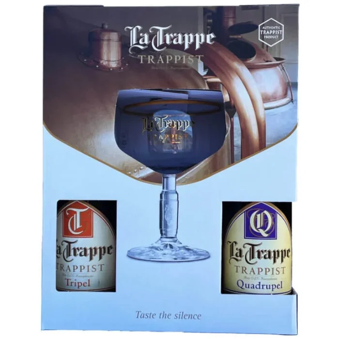 NIEDERLANDE LA TRAPPE SET + Glas