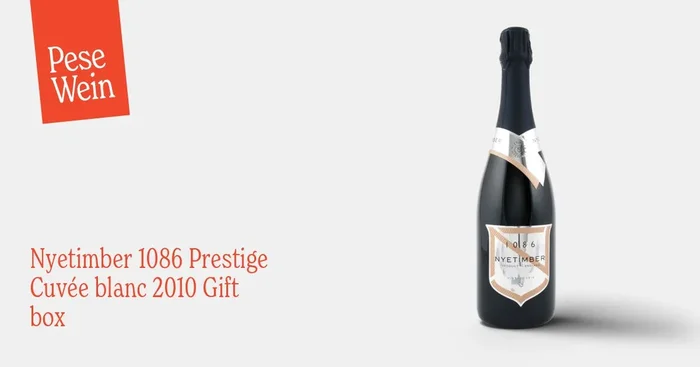 Nyetimber 1086 Prestige Cuvée blanc 2010 Gift box