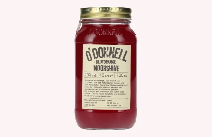 O’Donnell Moonshine BLUTORANGE Likör 20% Vol. 0,7l