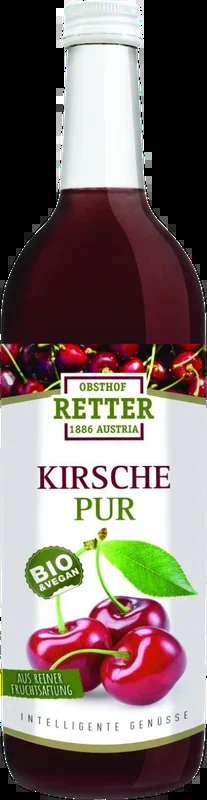 Obsthof Retter Bio Kirsche Pur Direktsaft