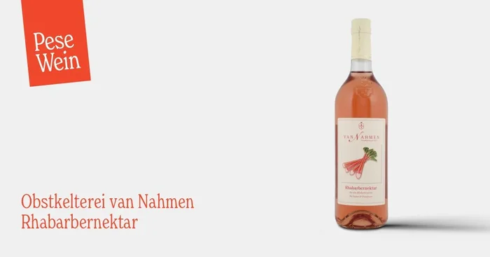 Obstkelterei van Nahmen Rhabarbernektar