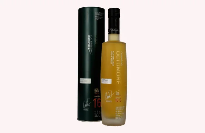 Octomore EDITION: 16.3 Super Heavily Peated Islay Single Malt 61,6% Vol. 0,7l in Tinbox