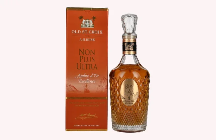 Old St. Croix A.H. Riise NON PLUS ULTRA Ambre d’Or Excellence 42% Vol. 0,7l in Geschenkbox