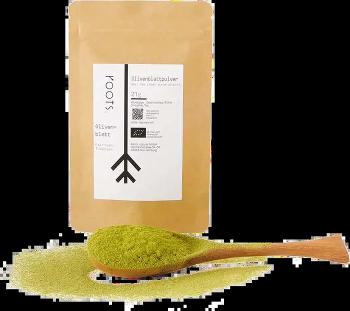 Olive leaf powder organic refill