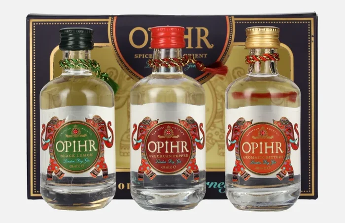 Opihr Gin SPICES OF THE ORIENT London Dry Gin Miniset 43% Vol. 3×0,05l