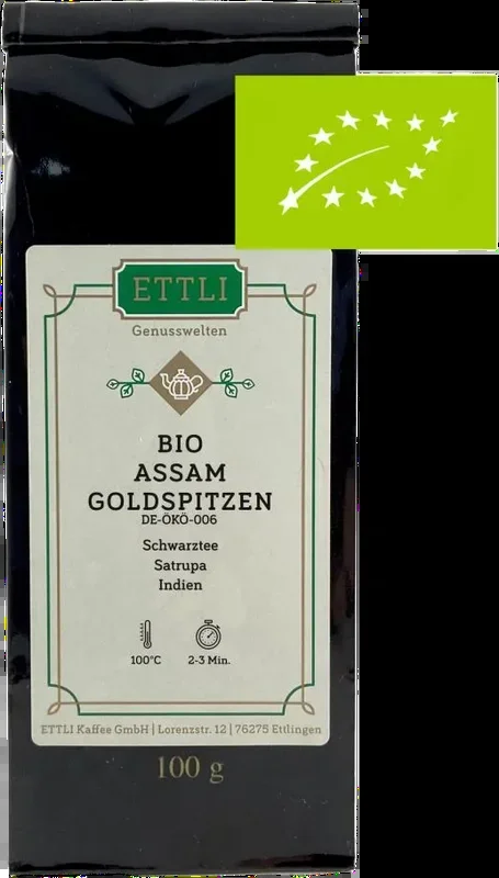 Organic black tea Assam Goldspitze Satrupa – DE-ÖKO-006