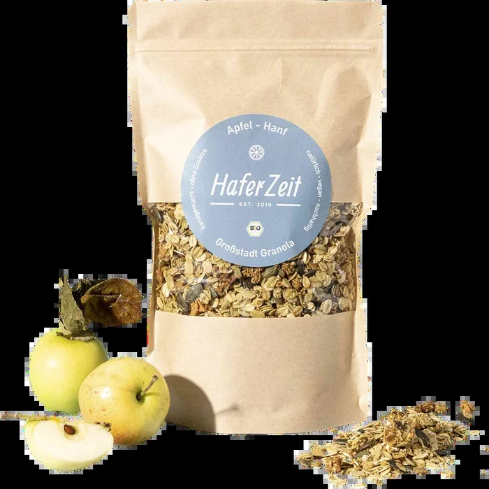 Organic Granola Apple Hemp – Muesli mix
