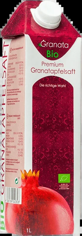 Organic pomegranate juice 18 pack