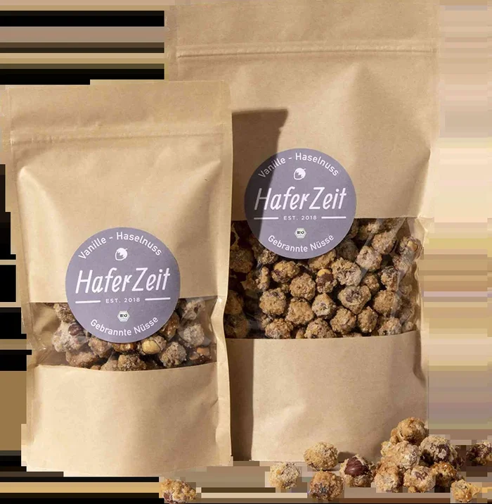 Organic vanilla hazelnut treat – roasted nuts