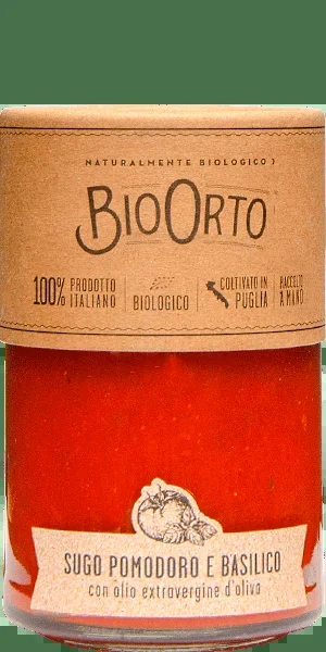 OrtoSugo Pomodoro e Basilico 350g