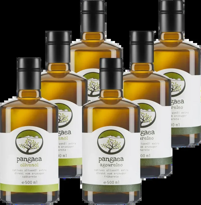 Pangaea SPARPAKET – 3x Premium OLIVE OIL and 3x Early AGOURELEO extra virgin