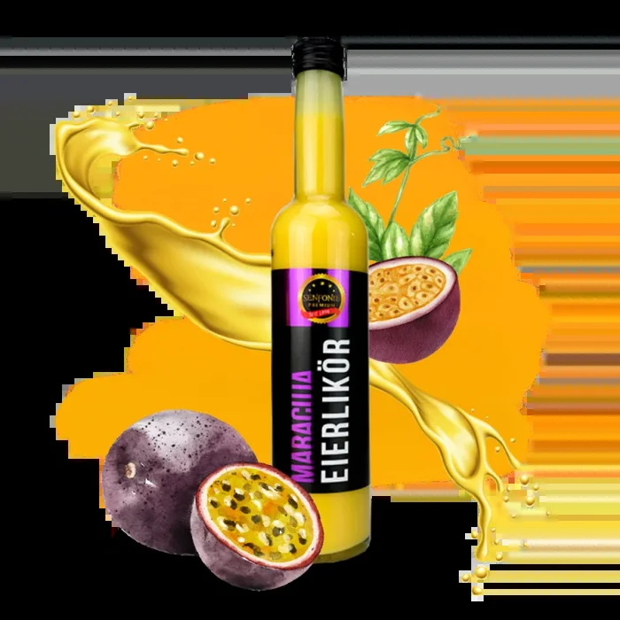 Passion fruit eggnog