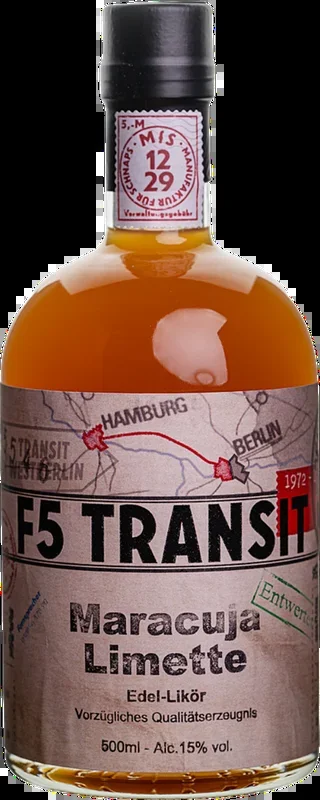 Passion fruit lime liqueur No. 5546 – F5-Transit – Transit schnapps