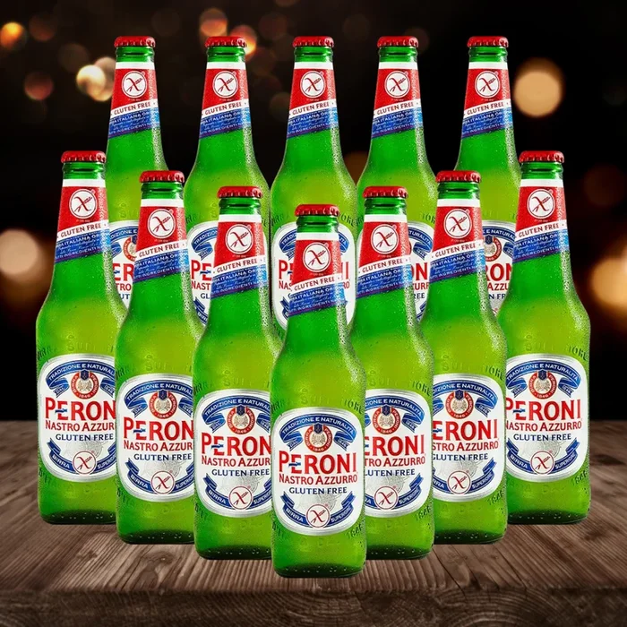 Peroni Gluten Free Lager 330ml Bottles – 5.1% ABV (12 Pack)