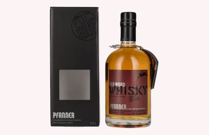 Pfanner Red Wood Single Malt Whisky 43% Vol. 0,5l in Geschenkbox