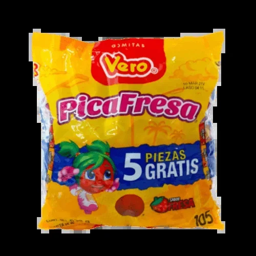 Picafresa Bonbons mit Chili und Erdbeer-Geschmack von Vero 600g (100 St.)