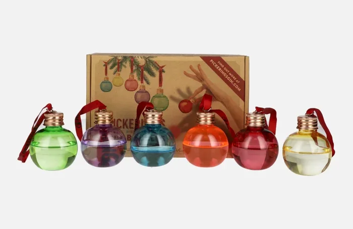 Pickering’s Christmas Gin Baubles 42% Vol. 6×0,05l in Geschenkbox