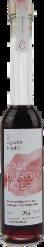 Pinot Noir wine liqueur