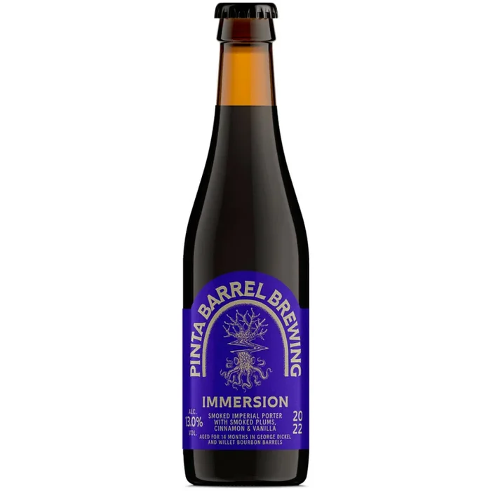 PINTA Barrel Brewing Immersion – Geräucherter Imperial Porter mit geräucherten Pflaumen, Zimt, Vanille