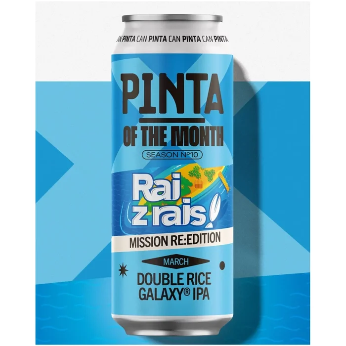 PINTA DES MONATS MÄRZ RAJ Z RAJS Double Rice Galaxy IPA