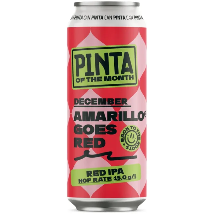 PINTA PINTA DES MONATS Dezember / Grudzień 2022 AMARILLO GOES RED – Rotes IPA