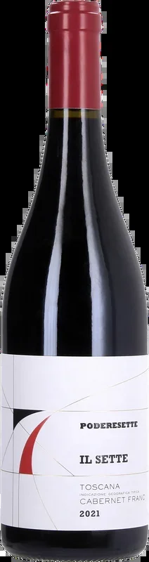 Podere 7 Sette IL SETTE Toscana Cabernet Franc IGT 2021, 0,75 l